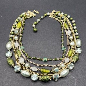 Vintage Japan beaded necklace